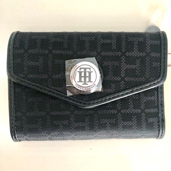 Tommy Hilfiger Handbags - NWT Black Tommy Hilfiger Small Logo Wallet